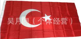 Turkey Flag Nation 3ft x 5ft Polyester Banner Flying150* 90cm Custom flag All over the world Worldwide outdoor