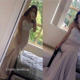 Mermaid Long Prom Dress Sexy Sweetheart Lace Top Off the Shoulder Formal Evening Party Gown Custom Made Plus Size