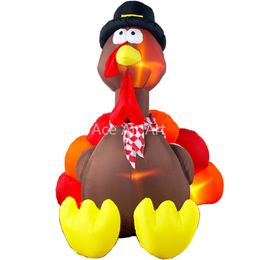 Free Electric Blower Giant Inflatable Turkey goods Thanksgiving Big Promotion