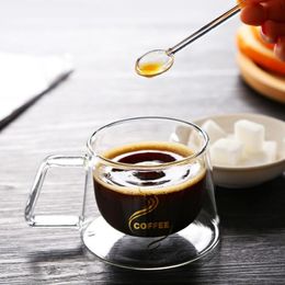 Clear Glass Stirring Coffee Spoon Dinnerware Eco-friendly Tableware Set for Kitchen Home Furnishing Necessity F20172611