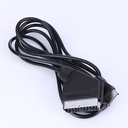 1,8 M RGB Scart Cable TV AV Lead Pal Console Console do konsoli australijskiej i europejskiej dla PlayStation PS1 PS2 PS3 Slim Line