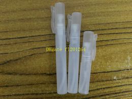 3000pcs/lot Free Shipping Pen style 5ML / 8ml / 10ml Plastic Spray Perfume Bottles Empty Refillable Atomizer Bottle Container