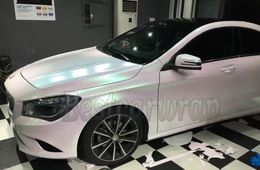 Best quality Aurora Pearl Gloss Vinyl Car wrapping Film with Bubble Free For Flip Flop Shift Union covering Size: 1.52*20m/Roll 5x67ft