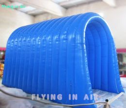 4m Length Advertising Portable Blue Archway Players Inflatable Entrance Tunnel