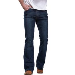 Großhandel - MCCKLE Herren Jeans 2017 neue Mode Herren Jeans Denim Hose Fit Denim Schlaghose Patchwoek lässige Waschhose Jeans Kleidung