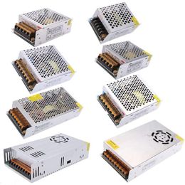 LED Switching Power Supply Transformer METAL driver 12V 5A 60W 120W 180W 480W input 110v 220v with fan For Strips Modules