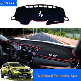 Car Styling Dashboard Protective Mat Shade Cushion Photo Polyester Pad Interior Carpet For Honda CRV 2017 2018 Auto Accessories