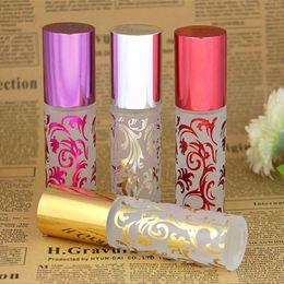 30ML wholesale frost gold or silver glass mist perfume bottle with sprayer ,30ml wholesale glass spray bottles F2017227