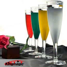 -Glas Farbe Chameleon Champagne Kingmagic Zauberrequisiten Cup Zaubertricks Close Up Magia