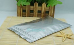 30x40cm 100pcs/lot Silver White Pure Aluminium foil Zip Lock bag-big size pack skirt mylar plating dustproof pouch, Garment sack