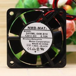 Original NMB 2410ML-04W-B29 6025 6CM 12V 0.16A durable three wire dual ball fan
