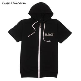 Wholesale- 2017 new arrivals Bleach Coat short sleeve hooded Jacket men thin tops boys clothes mens jackets and coats outerwear clothing