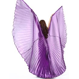 10 Colors Stage Performance Props Dance Accessories Egyptian Gold Wings Non-split Belly Dance Isis Wings 240 Degree