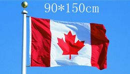 Canada Flag Nation 3ft x 5ft Polyester Banner Flying150* 90cm Custom flag All over the world Worldwide outdoor