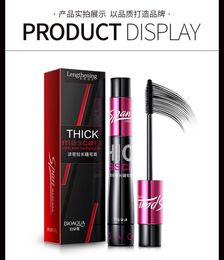 BIOAQUA Brand 2 In 1 thick Mascara 3D Fiber Makeup Sets Lengthening Mascara Volume Express Naked Maquiagem Eyelash Extension Kit