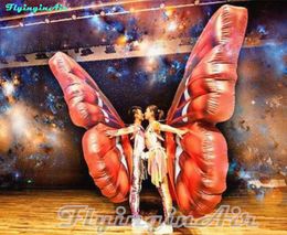 2m Colourful Wearable Inflatable Butterfly Costume for Stage/Tour/Performance