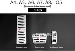 Original design sline Aerospace Aluminium alloy Car brake accelerator pedal for A4 A5 A7 A8 Q5 Q3 Q7 A3 A6 TT