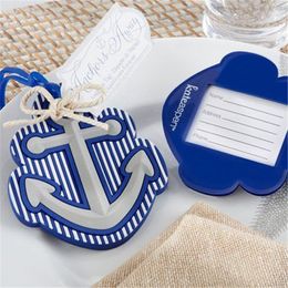 Free Shipping 100PCS Beach Theme Anchor Luggage Tag Wedding Favor Bridal Shower Party Gift Guest Present Favour