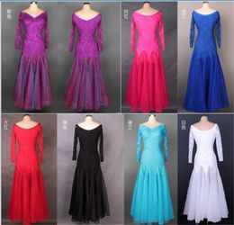 7color NEW Lace modern Waltz Tango Foxtrot quickstep Dance Skirt Costume competition clothing GB ballroom dance skirt can be Customised