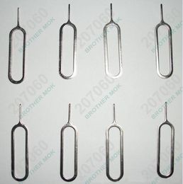 Cheapest Metal SIM Card Eject Pin SIM Tray Key Open Tool for iPhone 4 5 5S 6 6S Plus 7 Plus 20000pcs/set