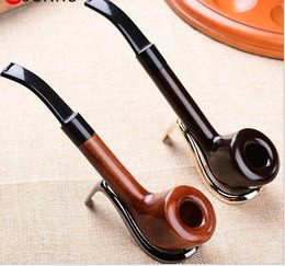 Fashion Black Brown Air Pipe Chinese Design Round Head Flat Beak