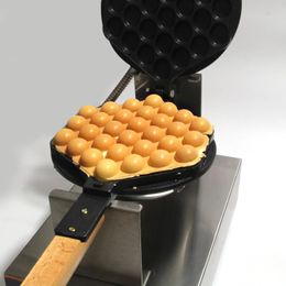 New 220V/110V Commercial Electric Chinese Hong Kong eggettes puff eggs waffle iron maker machine bubble egg cake oven