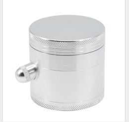 Side band buckle four layer aluminum alloy diameter 63MM cigarette lighter smoke cutter