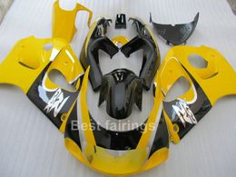 Fairing kit for SUZUKI GSXR600 GSXR750 SRAD 1996-2000 black yellow GSXR 600 750 96 97 98 99 00 fairings HS23