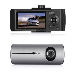Dual Lens GPS Camera HD Car DVR Dash Cam Video Recorder G-Sensor Night Vision 221Z