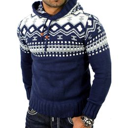 Men Sweater Pullover Long Sleeve 2018 Winter Warm Christmas Knitwear Plus Size Turtleneck Sweatercoat