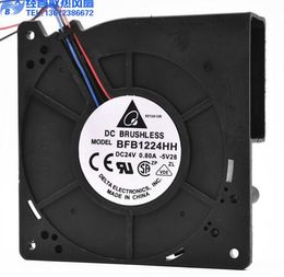 Delta 12CM 12032 24V 0.80A BFB1224HH 3 Line double Ball Blower Turbine centrifugal Fan