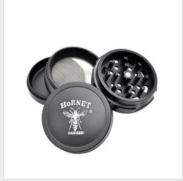 New Cigarette Grinder Aviation Aluminium Material 63mm Diameter Four-layer Aviation Aluminium Nonstick Cigarette Shredder