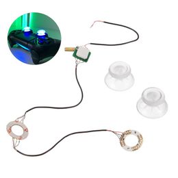 Fits For PS4 Playstation 4 Controller DIY Button Transparent Analogue Thumb Sticks Joystick Caps Led Light DHL FEDEX EMS FREE SHIPPING