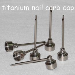 free electric titanium nail domless gr2 ti nail carb cap joint for glass bong titanium nail