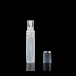 5ml Frost Transparent Plastic Perfume Bottle 5CC Spray Bottles Refillable Mini 5 ml Atomiser Empty Packing Bottle