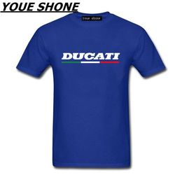 Fashion Superbike Italy Summer Men's T shirts Men Tshirt Short-Sleeved Men Printed 100% Cotton T-shirt