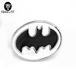 Metall Emaille Anstecker Brosche Batman-Logo Bat Mann Superheld