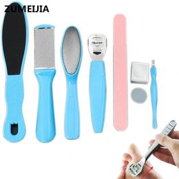 8 Pcs/set Pedicure Machine Manicure Foot Care Tool Exfoliating Prevent Dead Skin Manicure Feet Care Tool Set Foot Scrub