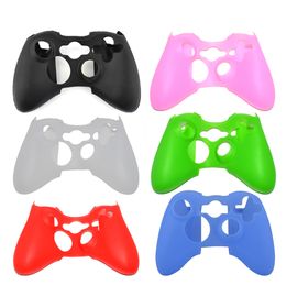 Soft Silicone Protective Skin Case Cover For Xbox 360 Controller Rubber Shell Xbox360 Gamepad Protector DHL FEDEX EMS FREE SHIPPING
