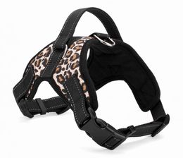 Adjustable Dog Harness Vest Collar Canvas Big Dog Rope Collar Hand Strap Pet Traction Rope For Midsize Large pets