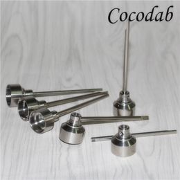 Titanium Nail Carb Cap GR2 Titanium Nail Joint 18mm for Universal Glass Bong Smoking Water pipe glass pipes Oil Rigs in Stock