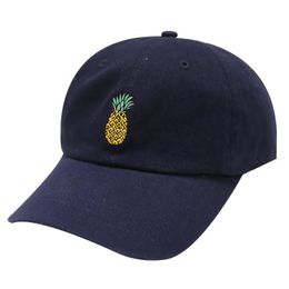 Dome Hip Hop Snapback For Summer Sun Shading Adjustable Hats Pineapple Pattern Baseball Cap Novelty Gift 4 5dl ff