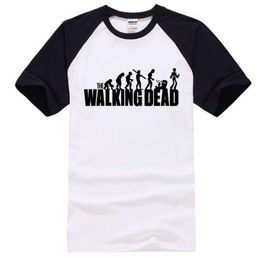 new the walking dead Printed T-shirt 100% Cotton Men t shirt Casual Fitness brand Clothing Tops Tees male Mens New Summer
