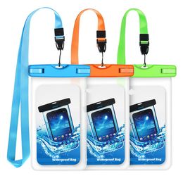 Waterproof Cellphone Case, Universal Phone Pouch Underwater Phone Case Bag for iPhone X/8/8P/7/7P, Samsung Galaxy S9/S9P/S8/S8P/Note 8