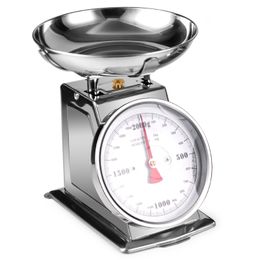 304 Stainless Steel Household Kitchen Mechanical Weighing Scale 2kg 4kg