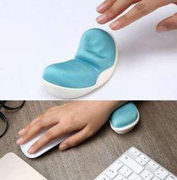 Memory Foam Mouse Pad Anti-skid Mousepad Support Wrist Rest Mat Ergonomic Office Healthy for PC Computer Laptop Desktop