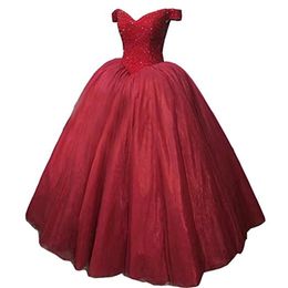 2018 Sexy Princess Crystal Ball Gown Quinceanera Dress with Sweetheart Tulle Sweet 16 Dress Vestido Debutante Gowns BQ147