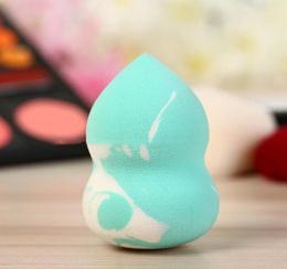 6040mm new makeup face bottle gourd sponge flawless smooth pro beauty makeup powder puff mix colour women gift 10pcs