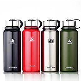 Portable Stainless Steel Water Bottles Double Vacuum Insulated Mug Cup Outdoor Hiking Climbing Kettle Water Bottle 610ml 4colors WX9-235