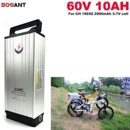 EU US AU no tax 60v 10Ah E-bike Lithium ion Battery 60v Built in 15A BMS for Electric Bike 750w motor +2A Charger Free Shipping